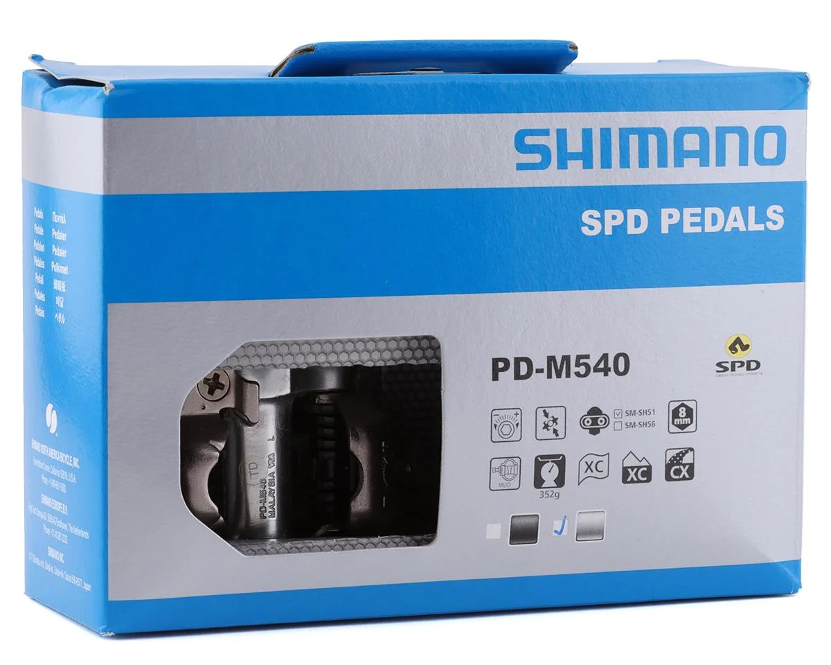Shimano PD-M540 Mountain Pedals (Silver) - view 3